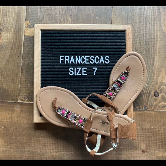 Francesca's Collections Shoes - Francesca’s Beaded Sandals